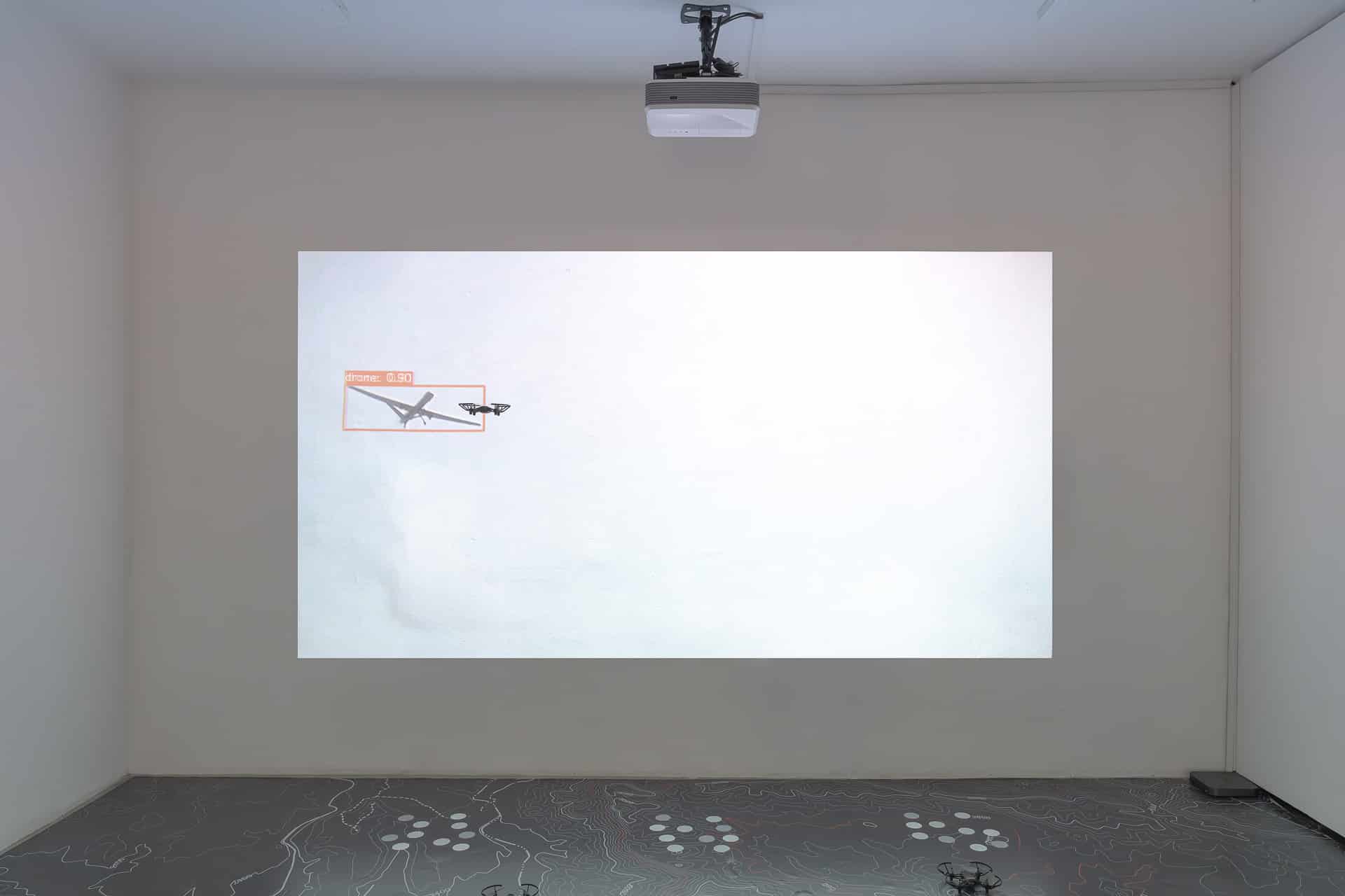 Sibling Inference - Video Installation with autonomous drone