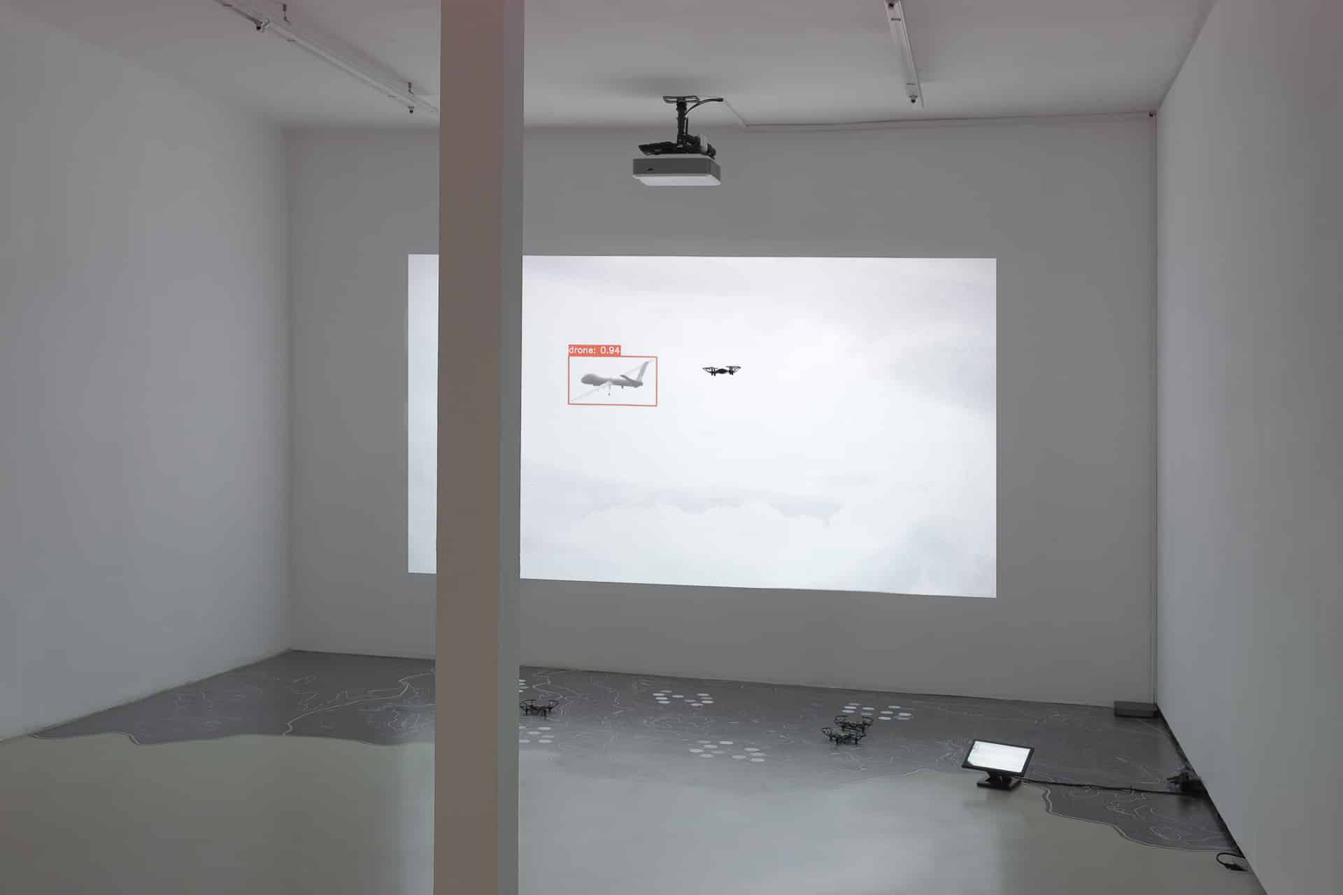 Sibling Inference - Video Installation with autonomous drone